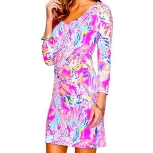 Lilly Pulitzer 3/4 sleeve Devon Dress Tiki Pink
Sunken Treasure Size Large